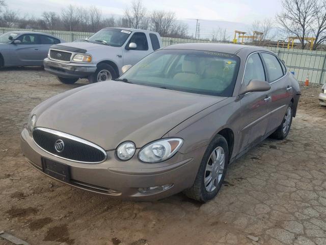 2G4WC582371188804 - 2007 BUICK LACROSSE C BROWN photo 2