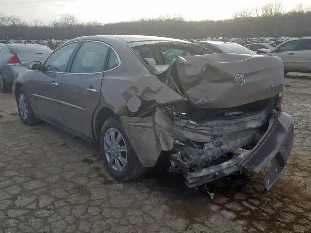 2G4WC582371188804 - 2007 BUICK LACROSSE C BROWN photo 3