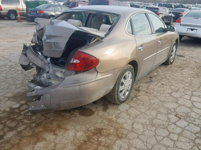 2G4WC582371188804 - 2007 BUICK LACROSSE C BROWN photo 4