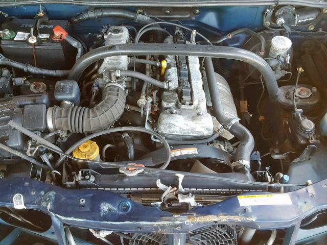 2S3TD52V626108223 - 2002 SUZUKI VITARA JLX BLUE photo 7