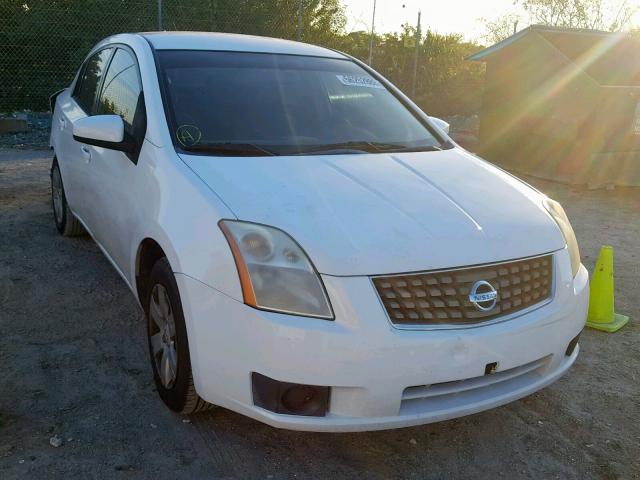 3N1AB61E97L647847 - 2007 NISSAN SENTRA 2.0 WHITE photo 1