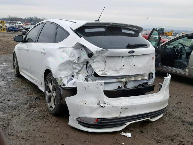 1FADP3L99JL274649 - 2018 FORD FOCUS ST WHITE photo 3