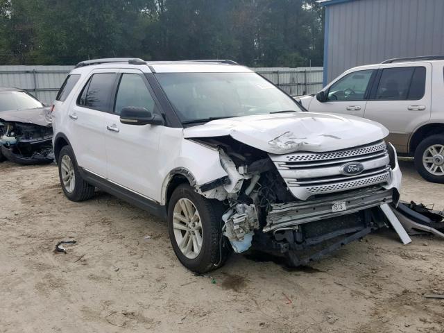 1FM5K7D82DGB07780 - 2013 FORD EXPLORER X WHITE photo 1