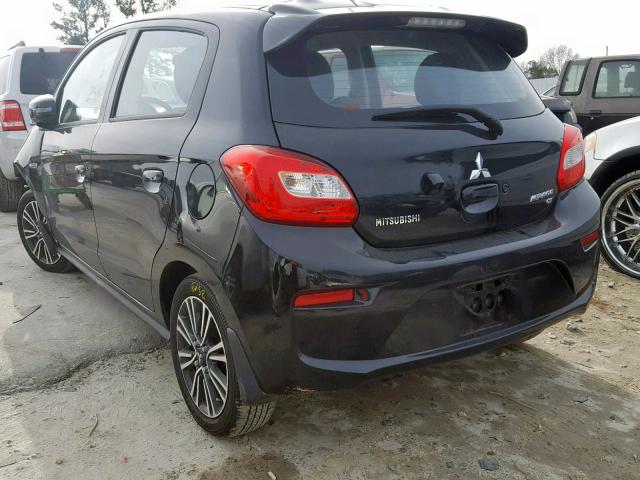 ML32A5HJ7HH013652 - 2017 MITSUBISHI MIRAGE GT BLACK photo 3