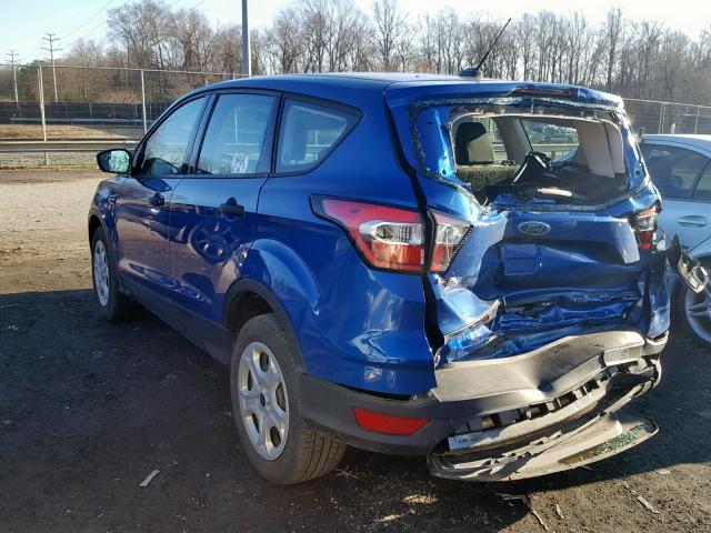 1FMCU0F7XHUD49463 - 2017 FORD ESCAPE S BLUE photo 3