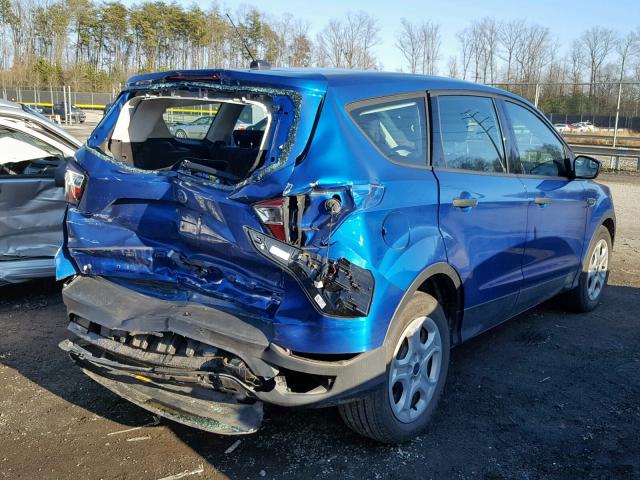 1FMCU0F7XHUD49463 - 2017 FORD ESCAPE S BLUE photo 4