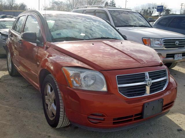 1B3HB48B58D646215 - 2008 DODGE CALIBER SX ORANGE photo 1