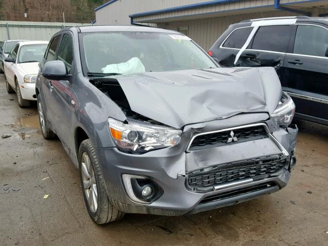 4A4AR4AU6FE055527 - 2015 MITSUBISHI OUTLANDER GRAY photo 1