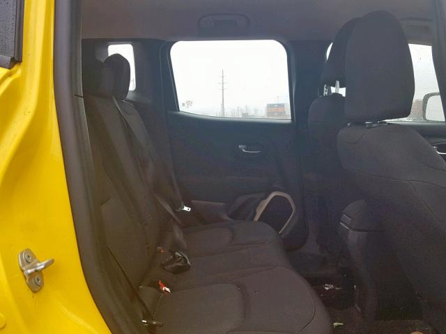 ZACCJAAW7GPC55106 - 2016 JEEP RENEGADE S 黄色 照片 6