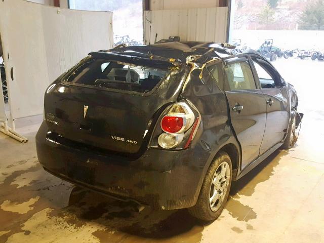 5Y2SM67009Z466851 - 2009 PONTIAC VIBE BLACK photo 4