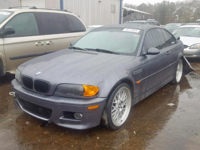 WBSBL93452JR15192 - 2002 BMW M3 GRAY photo 2