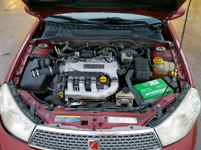 1G8JD84R64Y509740 - 2004 SATURN LW300 LEVE RED photo 7