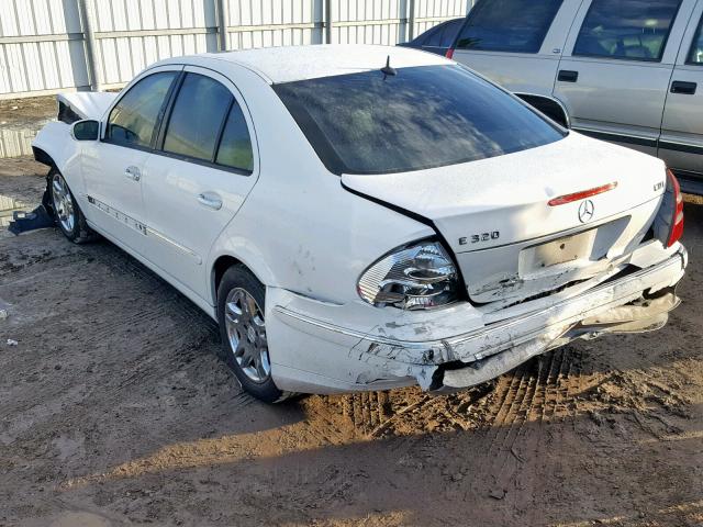 WDBUF26J36A910089 - 2006 MERCEDES-BENZ E 320 CDI WHITE photo 3