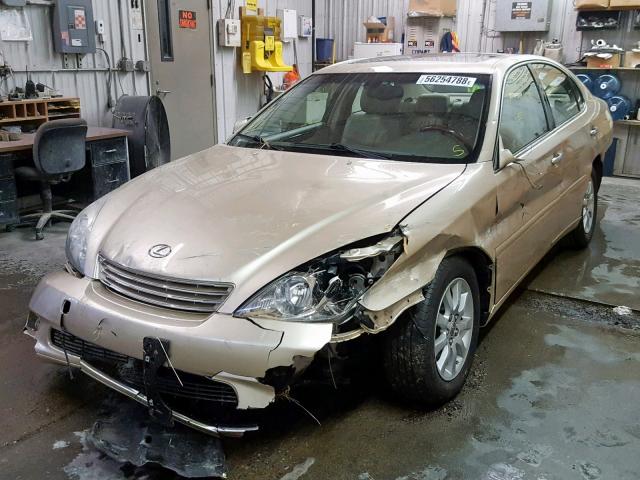 JTHBF30G120031135 - 2002 LEXUS ES 300 GOLD photo 2