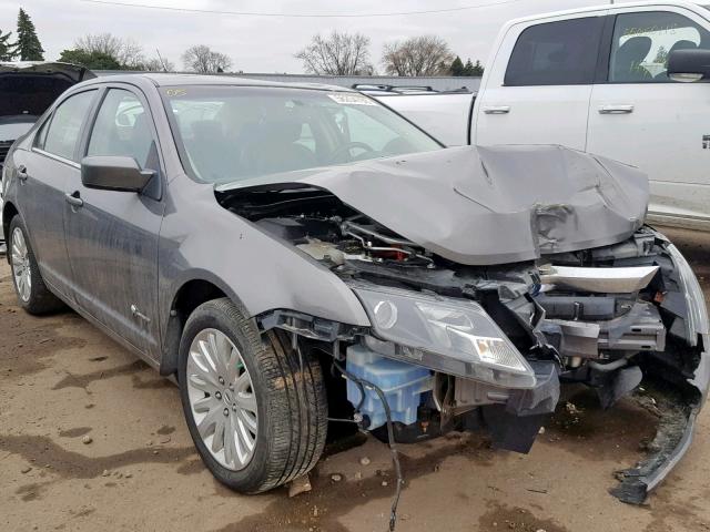 3FADP0L38AR293009 - 2010 FORD FUSION HYB GRAY photo 1