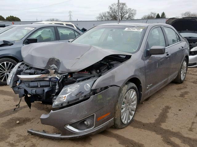 3FADP0L38AR293009 - 2010 FORD FUSION HYB GRAY photo 2