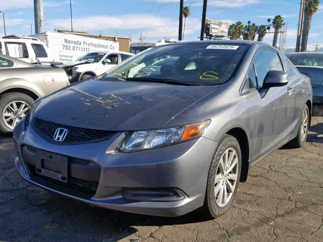 2HGFG3B13CH503746 - 2012 HONDA CIVIC EXL SILVER photo 2