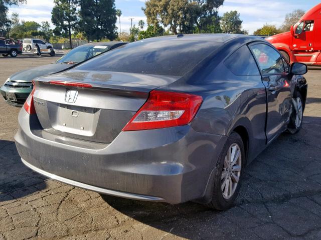 2HGFG3B13CH503746 - 2012 HONDA CIVIC EXL SILVER photo 4