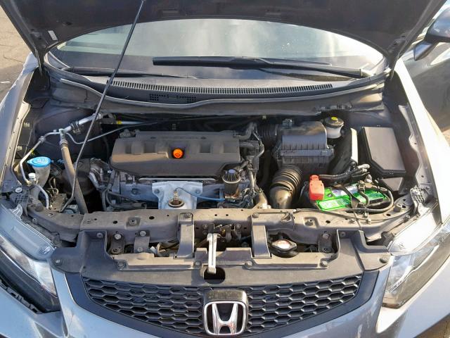 2HGFG3B13CH503746 - 2012 HONDA CIVIC EXL SILVER photo 7