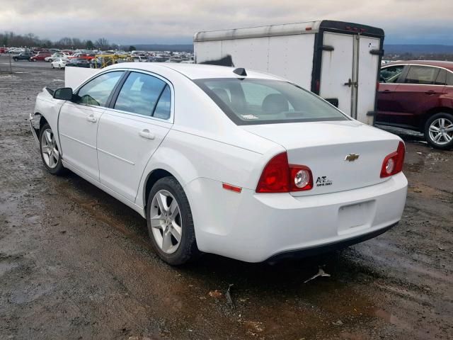 1G1ZB5E08CF195833 - 2012 CHEVROLET MALIBU LS თეთრი ფოტო 3