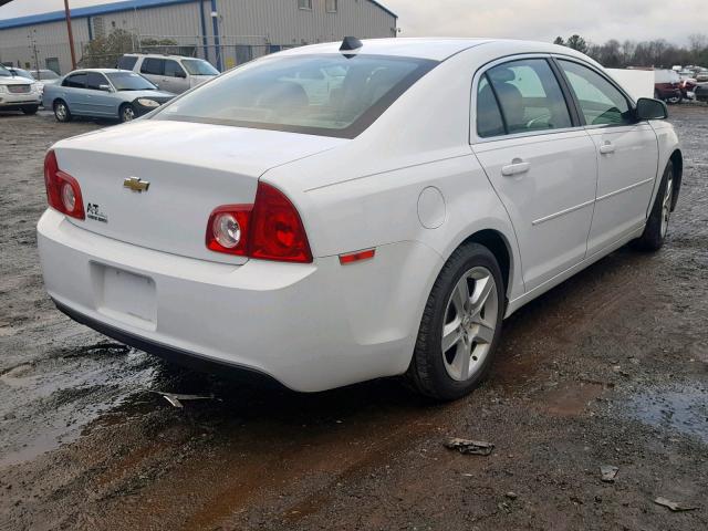 1G1ZB5E08CF195833 - 2012 CHEVROLET MALIBU LS თეთრი ფოტო 4