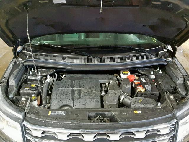 1FM5K8F8XGGC25907 - 2016 FORD EXPLORER L GRAY photo 7