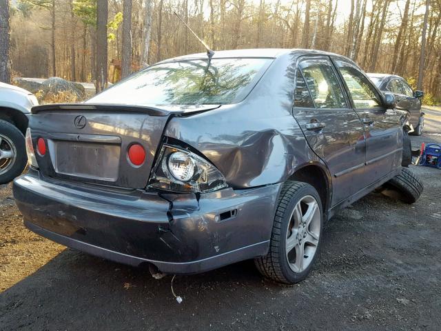 JTHBD192230074806 - 2003 LEXUS IS 300 GRAY photo 4