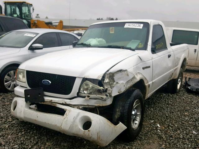 1FTYR10U73PA23384 - 2003 FORD RANGER WHITE photo 2