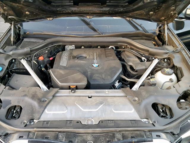 5UXTR9C50JLD57937 - 2018 BMW X3 XDRIVE3 BLACK photo 7