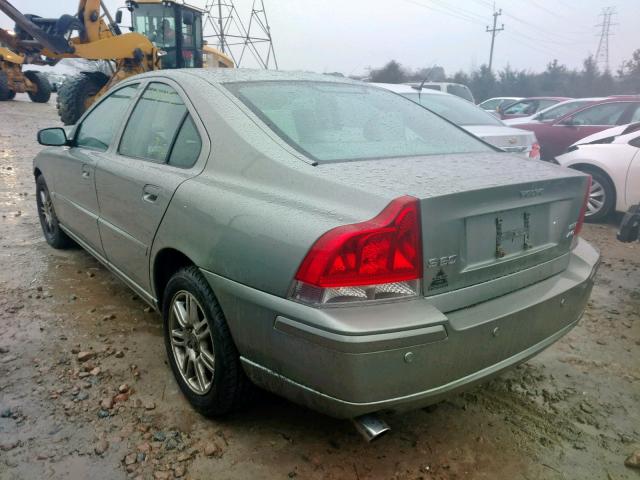 YV1RH592362509377 - 2006 VOLVO S60 2.5T SILVER photo 3