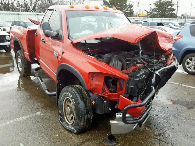 3D7KS28A58G166068 - 2008 DODGE RAM 2500 S RED photo 1