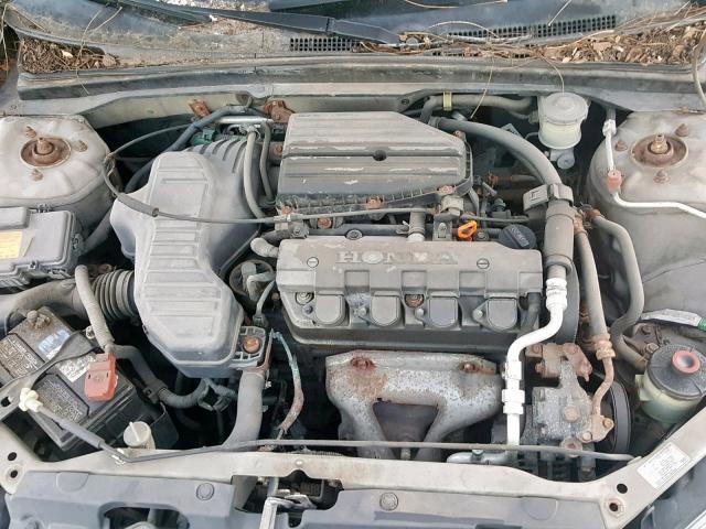 1HGEM22354L008663 - 2004 HONDA CIVIC DX V SILVER photo 7