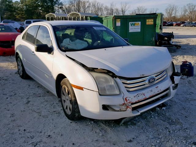 3FAHP06Z27R197273 - 2007 FORD FUSION S WHITE photo 1