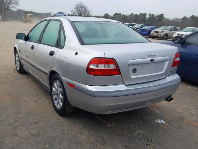 YV1VS29551F697815 - 2001 VOLVO S40 1.9T SILVER photo 3