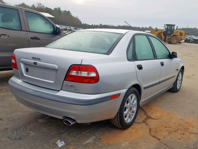 YV1VS29551F697815 - 2001 VOLVO S40 1.9T SILVER photo 4