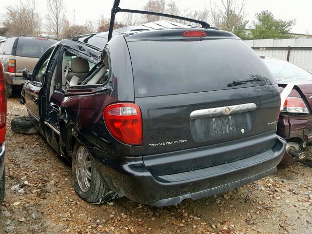 2A4GP54L07R263482 - 2007 CHRYSLER TOWN & COU BLACK photo 3