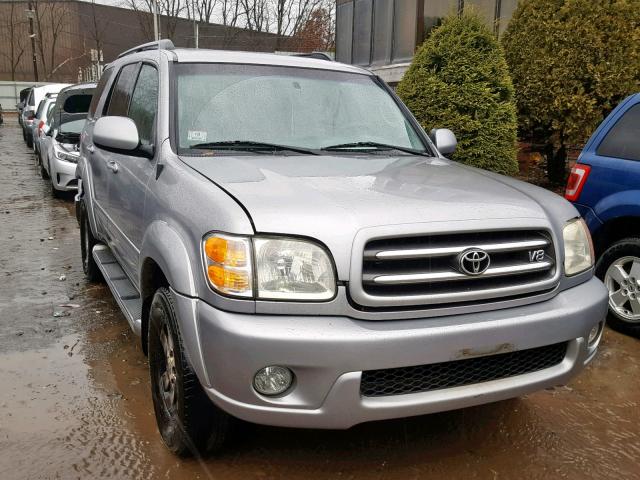 5TDBT48A52S110854 - 2002 TOYOTA SEQUOIA LI GRAY photo 1