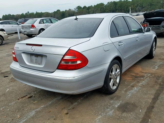 WDBUF56J16A840559 - 2006 MERCEDES-BENZ E 350 GRAY photo 4