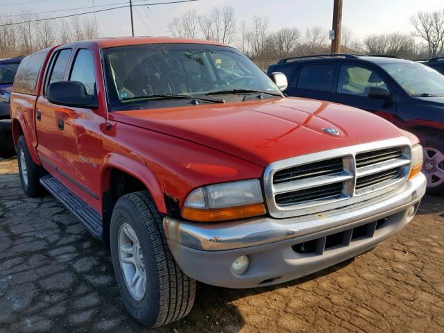 1B7HG2AN81S246093 - 2001 DODGE DAKOTA QUA RED photo 1