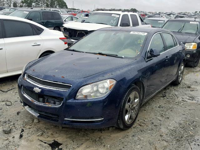 1G1ZC5EB0AF163583 - 2010 CHEVROLET MALIBU 1LT BLUE photo 2