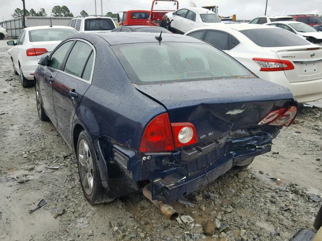 1G1ZC5EB0AF163583 - 2010 CHEVROLET MALIBU 1LT BLUE photo 3