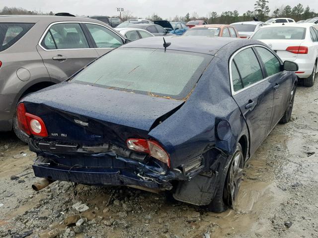 1G1ZC5EB0AF163583 - 2010 CHEVROLET MALIBU 1LT BLUE photo 4