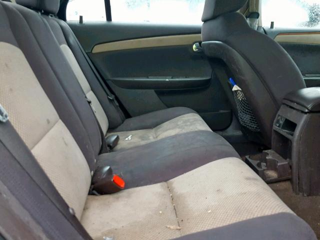 1G1ZC5EB0AF163583 - 2010 CHEVROLET MALIBU 1LT BLUE photo 6