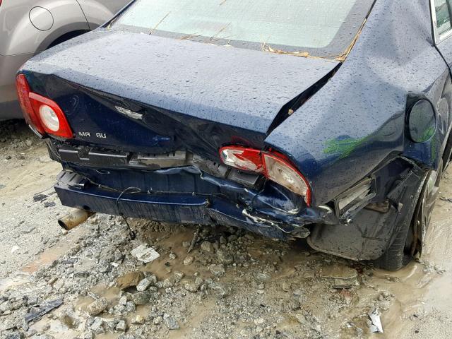1G1ZC5EB0AF163583 - 2010 CHEVROLET MALIBU 1LT BLUE photo 9