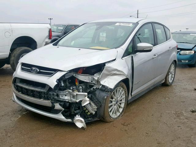 1FADP5BU6DL509014 - 2013 FORD C-MAX SEL SILVER photo 2