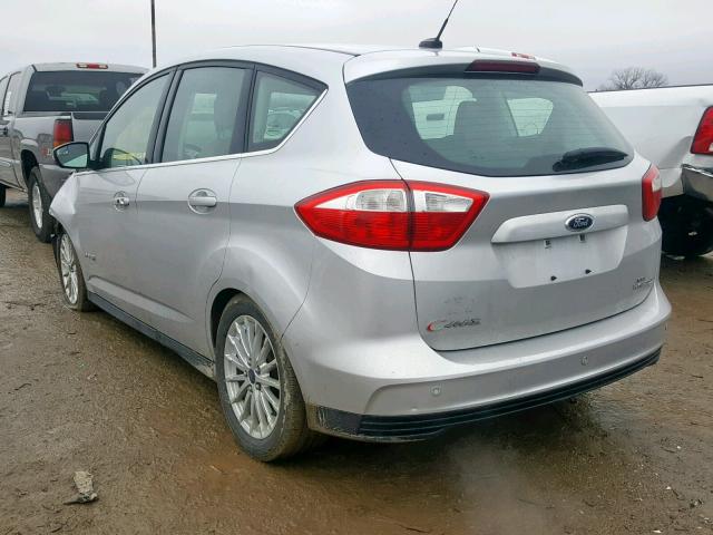 1FADP5BU6DL509014 - 2013 FORD C-MAX SEL SILVER photo 3