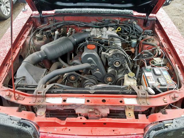 1FABP44A4JF191862 - 1988 FORD MUSTANG LX RED photo 7