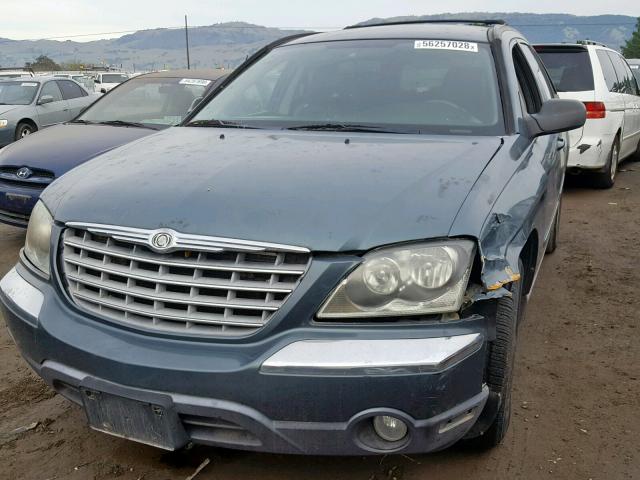 2C4GM68435R331049 - 2005 CHRYSLER PACIFICA T GREEN photo 2