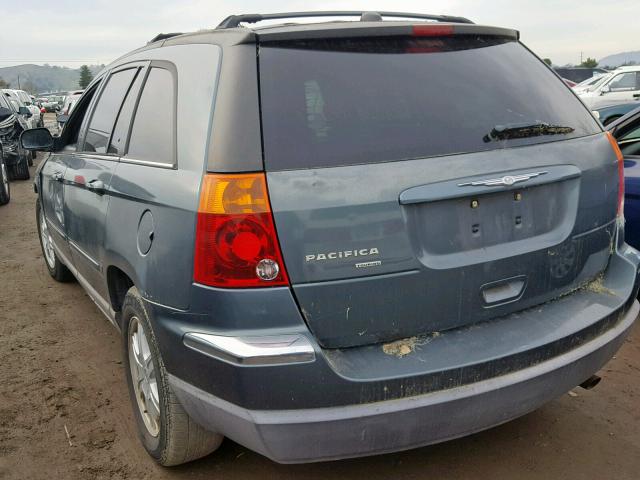 2C4GM68435R331049 - 2005 CHRYSLER PACIFICA T GREEN photo 3