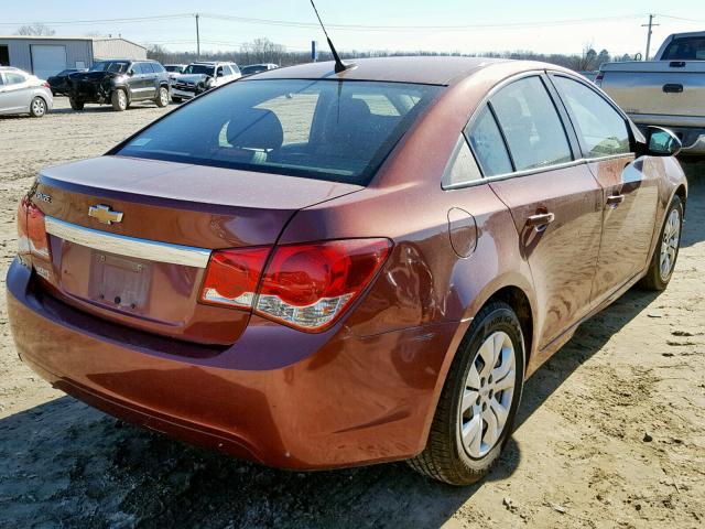 1G1PA5SH5D7127599 - 2013 CHEVROLET CRUZE LS BURGUNDY photo 4